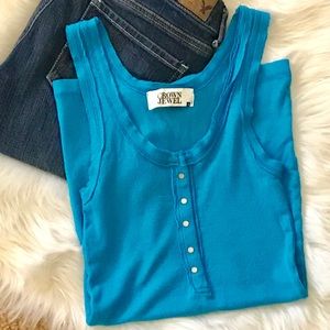 ⚡3/$15⚡Crown Jewel Knit Longline Tank